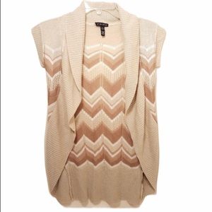 F.a.n.g Chevron print open cardigan size small